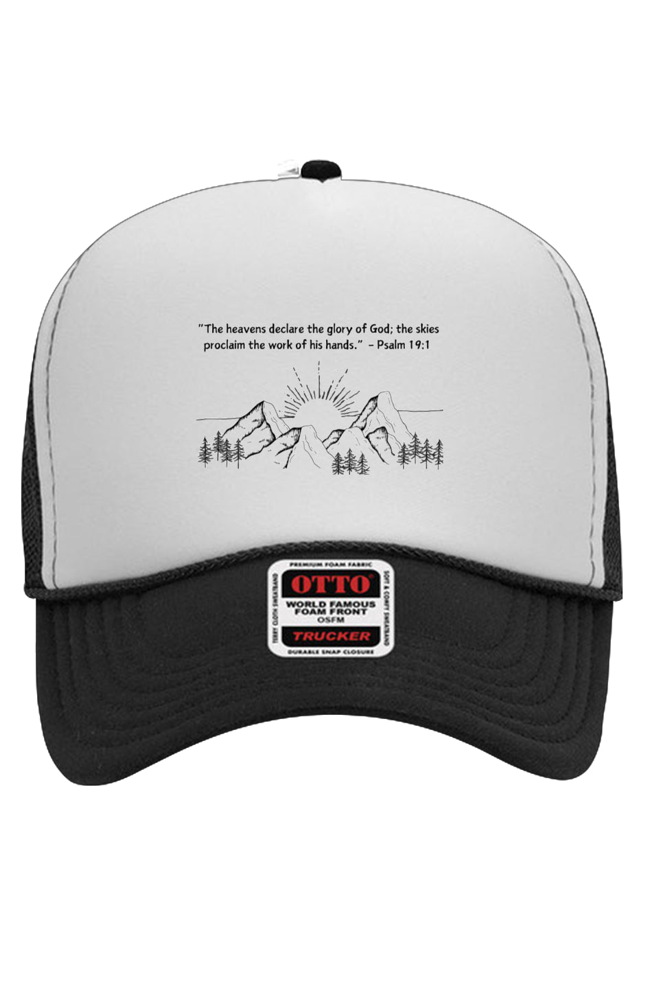 "PSALM 19:1" Trucker Hat